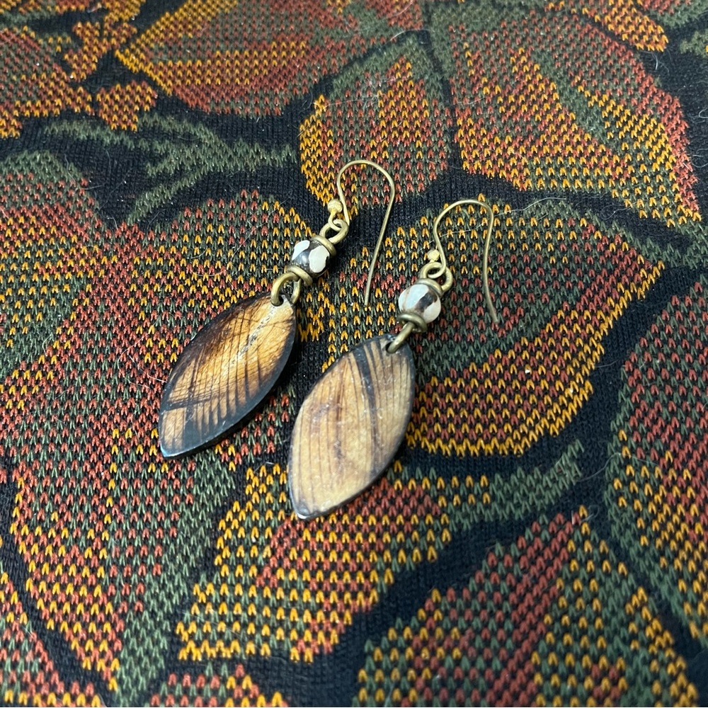 Wooden Boho Earrings